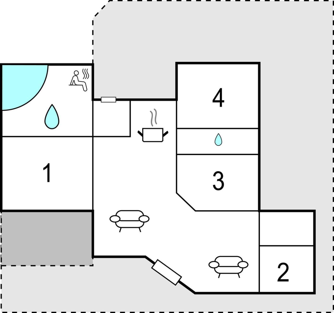 4 Bedroom Pet Friendly Home In Fjerritslev エクステリア 写真